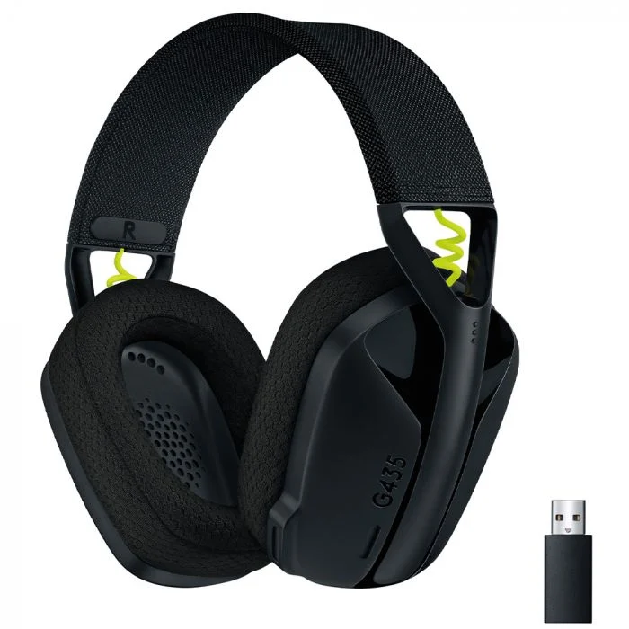 Audifonos Inalámbricos Logitech G435 | LightSpeed | Bluetooth de Baja Lantencia | Negro