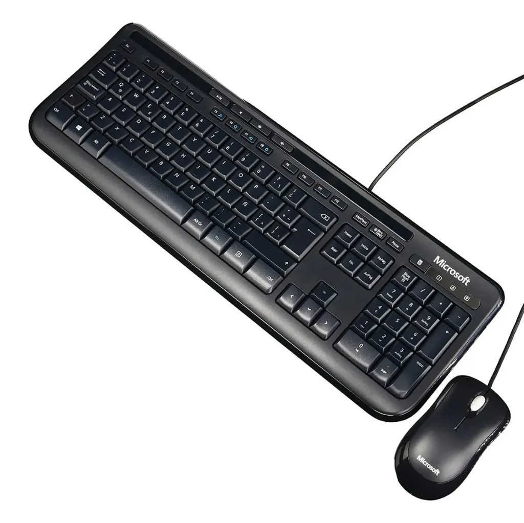 COMBO TECLADO Y MOUSE MICROSOFT WIRED 600 DESKTOP