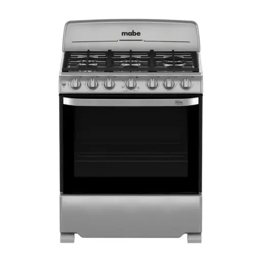 [CEM7641BSIS2] ESTUFA MABE A GAS 6Q 30" PLATA, CUBIERTA SELLADA